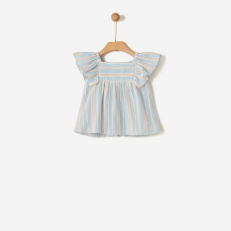 Yell Oh! Μπλούζα υφαντή AQUAMARINE